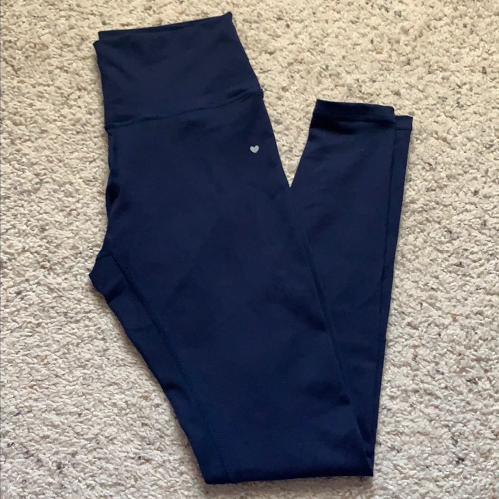 Love Fitness Apparel navy luxe leggings